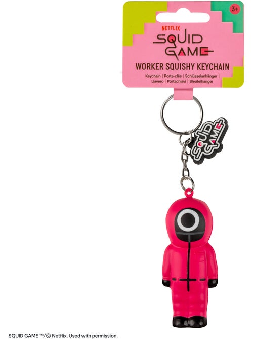 Porte-clés Squishy Soldat Cercle - Squid Game - Kiabi Porte-clés Squishy Soldat Cercle - Squid Game - Kiabi