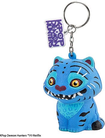 Porte-clés Squishy Tigre Derpy - KPop Demon Hunters