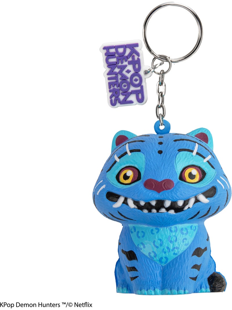 Porte-clés Squishy Tigre Derpy - KPop Demon Hunters Bleu - Kiabi