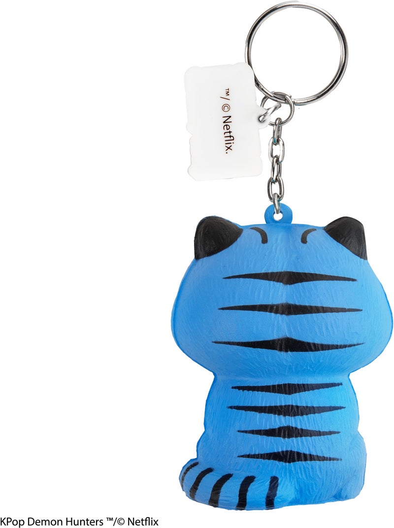 Porte-clés Squishy Tigre Derpy - KPop Demon Hunters Bleu - Kiabi