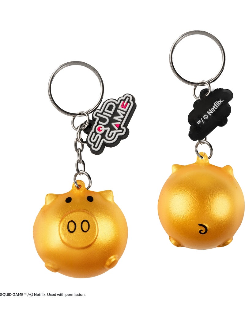 Porte-clés Squishy Tirelire - Squid Game Doré - Kiabi