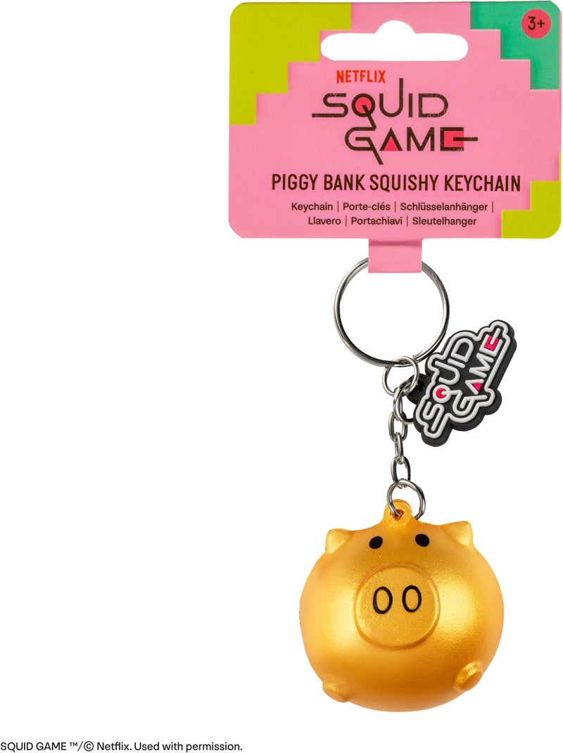 Porte-clés Squishy Tirelire - Squid Game Doré - Kiabi
