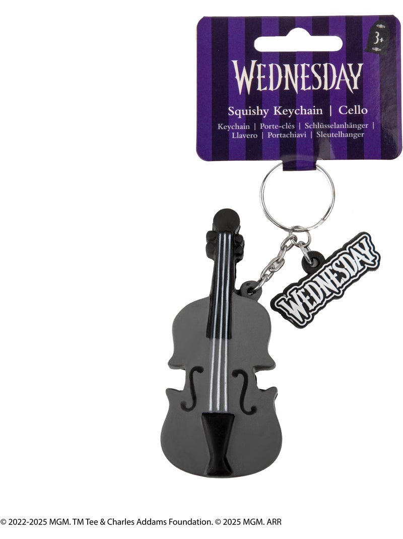 Porte-clés Squishy Violoncelle - Mercredi Gris - Kiabi