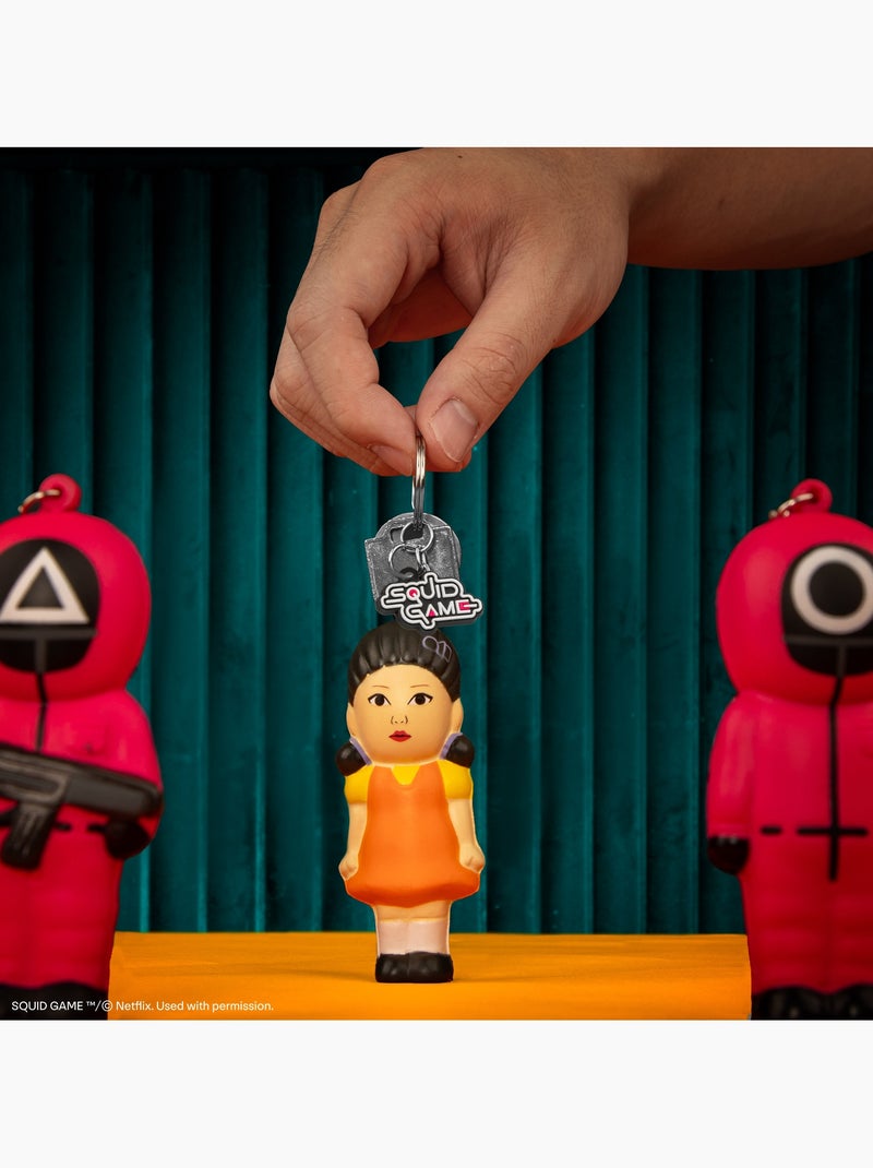Porte-clés Squishy Young-hee - Squid Game Orange - Kiabi