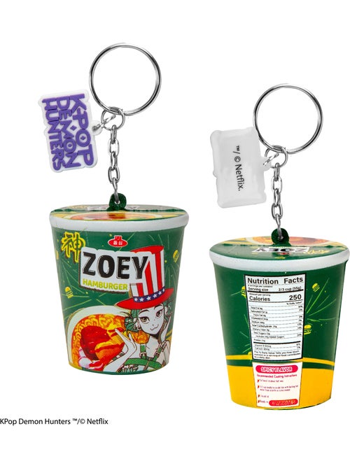 Porte-clés Squishy Zoey Hamburger - KPop Demon Hunters - Kiabi