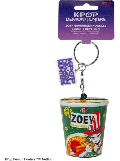 Porte-clés Squishy Zoey Hamburger - KPop Demon Hunters - Kiabi