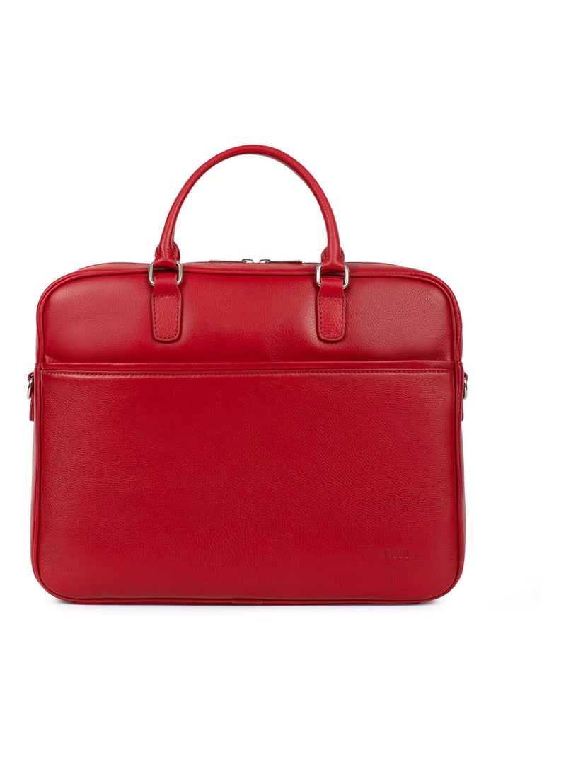 Porte-documents A4 Cuir Rouge foncé - Kiabi