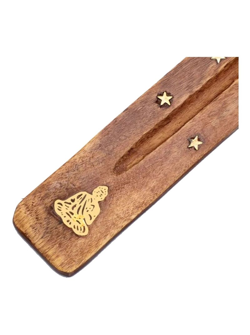 Porte encens bâton en bois Marron - Kiabi