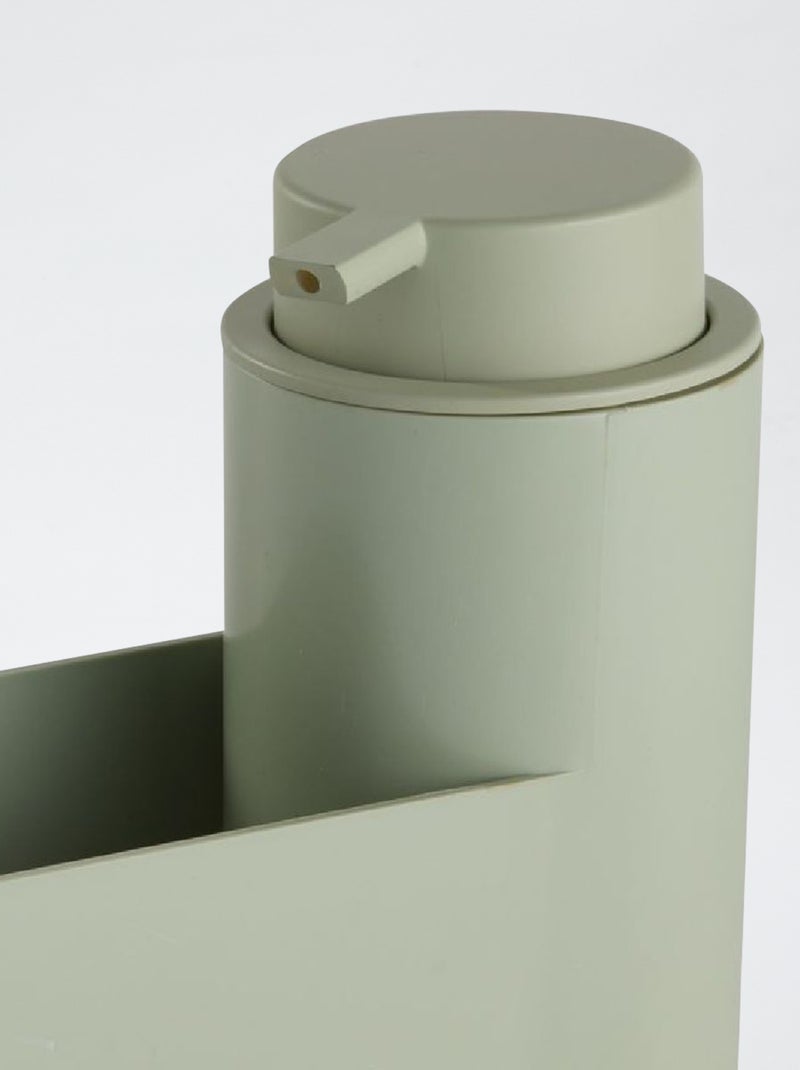 Porte éponge et distributeur de savon VERT - Kiabi