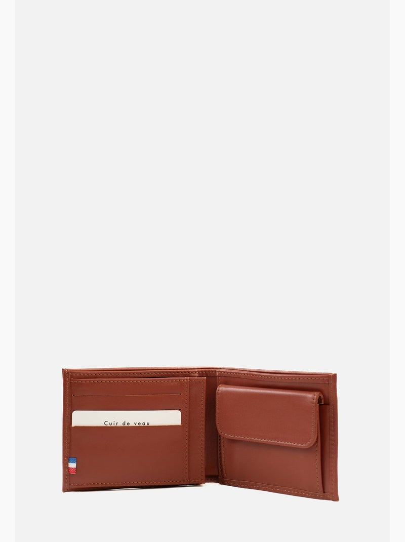 Porte feuille it Stalric Charles Cognac - Kiabi