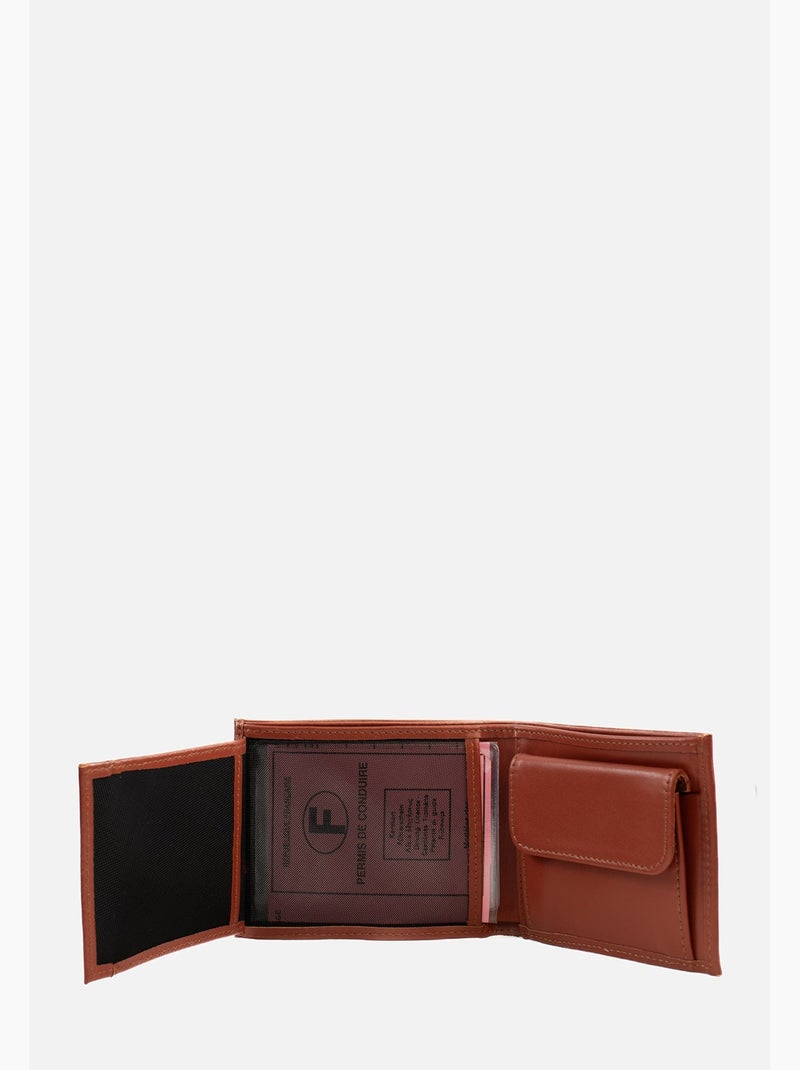 Porte feuille it Stalric Charles Cognac - Kiabi