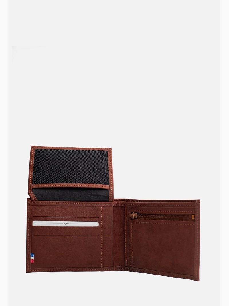 Porte feuille it Stalric Charles Cognac - Kiabi