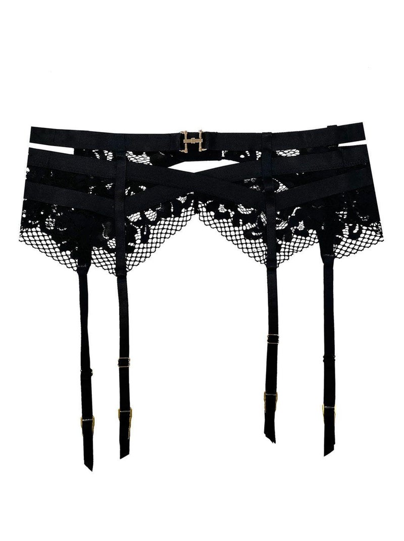 Porte-jarretelle DANGER - Pomm'Poire Noir - Kiabi