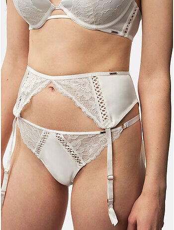 Porte-jarretelle en satin lyra – Dorina