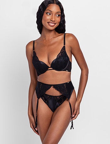 Porte-jarretelle en satin lyra Dorina