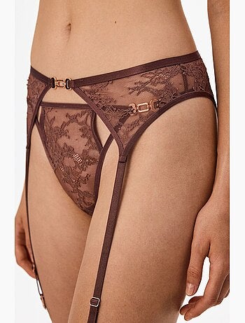 Porte-jarretelles femme penti