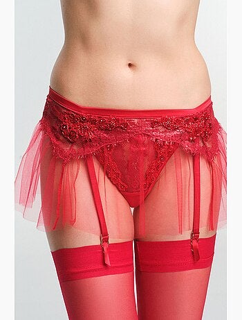 Porte-jarretelles henna femme penti