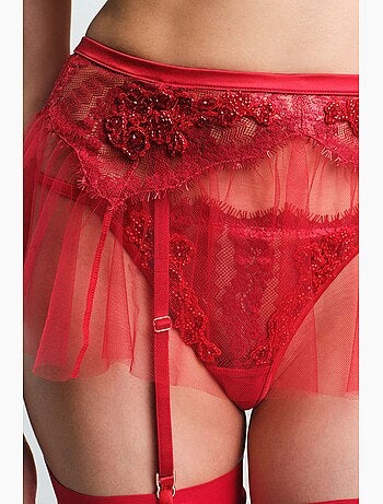 Porte-jarretelles henna femme penti