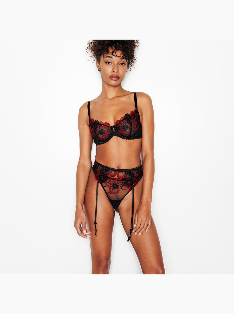 Porte-jarretelles Imelda - RougeGorge Lingerie Noir Multicolore - Kiabi