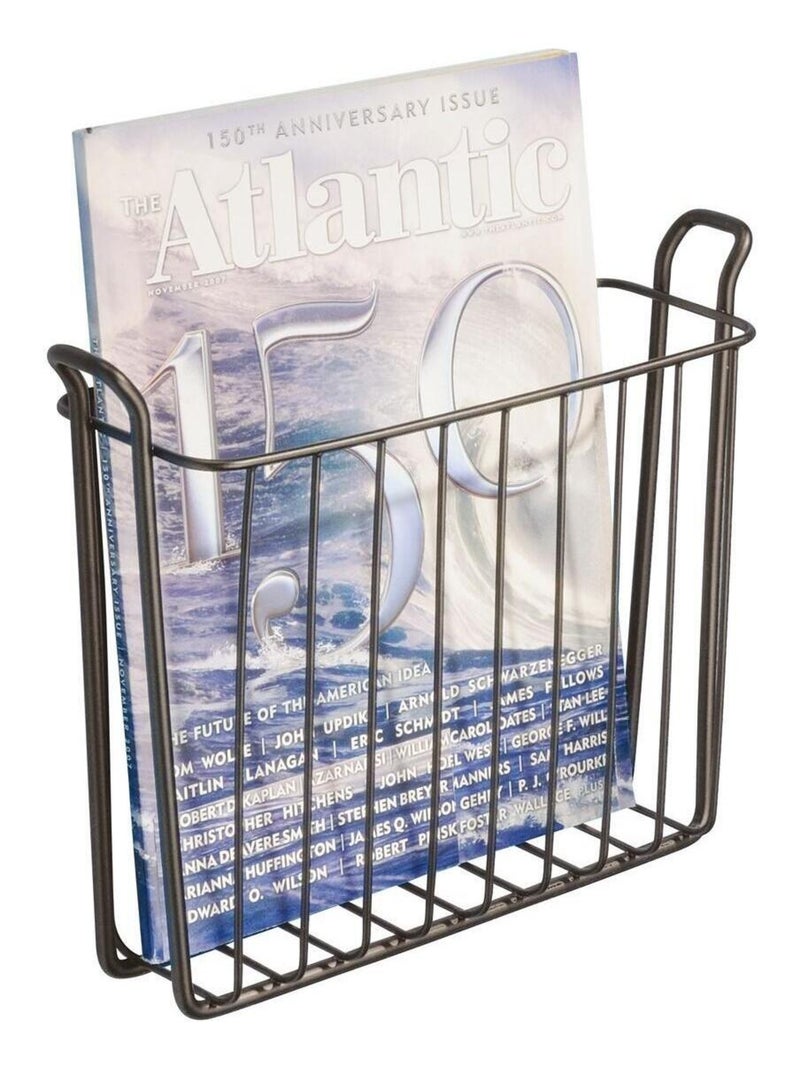 Porte Magazine Mural Chrome Classico Orange - Kiabi