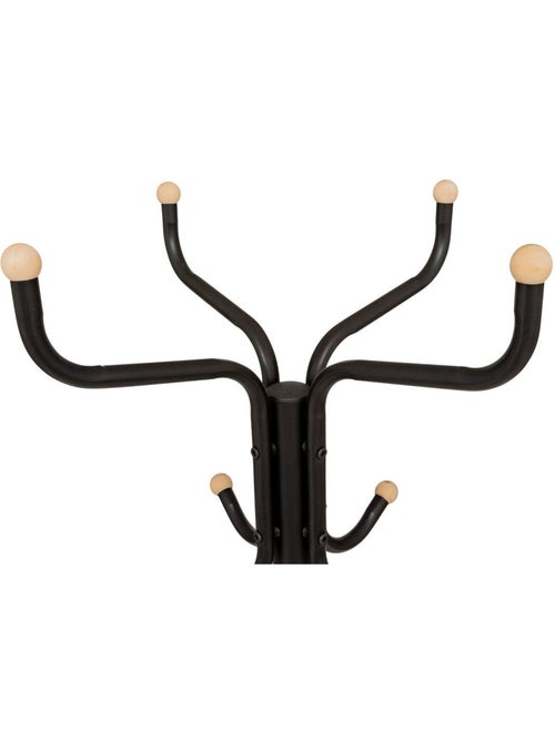 Porte-manteau 11 patères en métal blackwood - Kiabi Porte-manteau 11 patères en métal blackwood - Kiabi