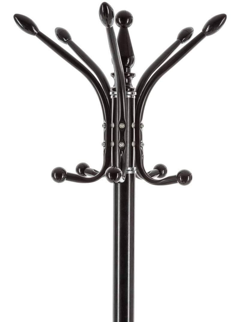Porte-manteau 14 crochets en métal blackmarble Noir - Kiabi