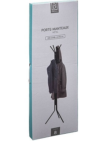 Porte-manteau 8 crochets en métal coaty