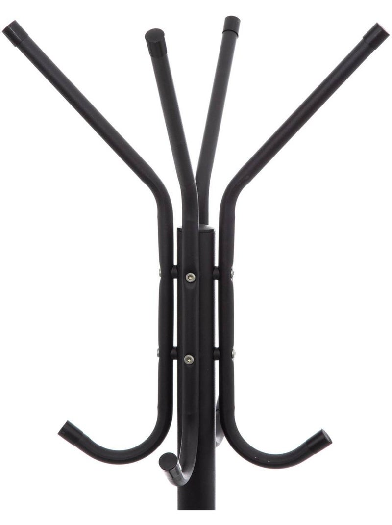 Porte-manteau 8 crochets en métal coaty Noir - Kiabi