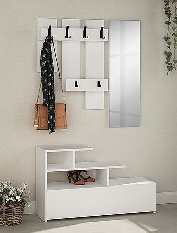 Porte manteau avec banc design Vesti