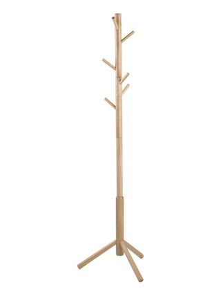 Porte manteau Briman à 7 accroches en bois d'Hévéa