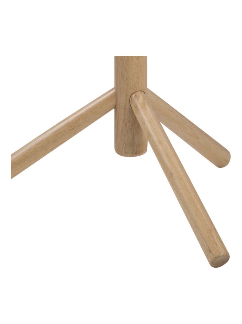 Porte manteau Briman à 7 accroches en bois d'Hévéa Beige - Kiabi