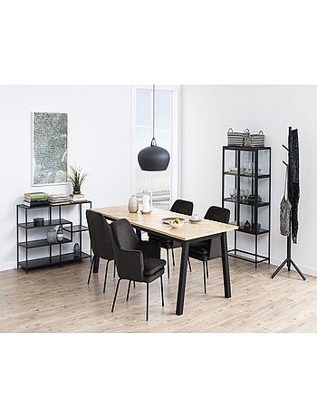 Porte manteau Briman à 7 accroches en bois d'Hévéa