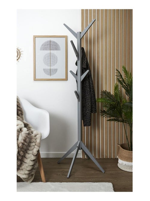 Porte-manteau design bois Abby - Kiabi