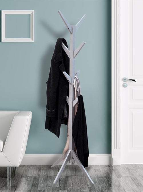 Porte-manteau design bois Abby - Kiabi