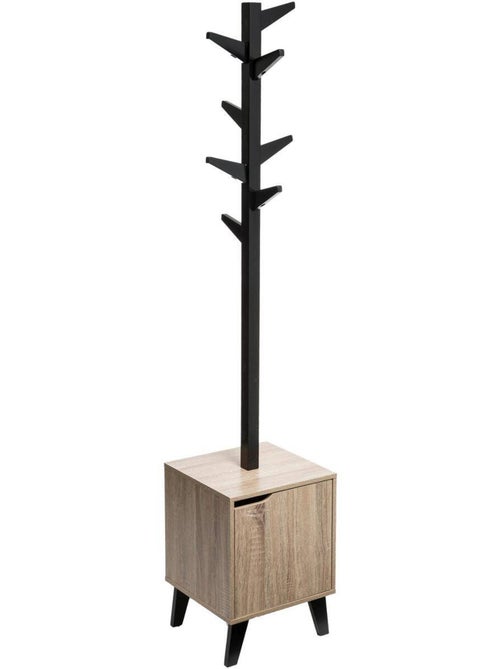 Porte-manteau effet chêne en métal et bois ceda - Kiabi Porte-manteau effet chêne en métal et bois ceda - Kiabi