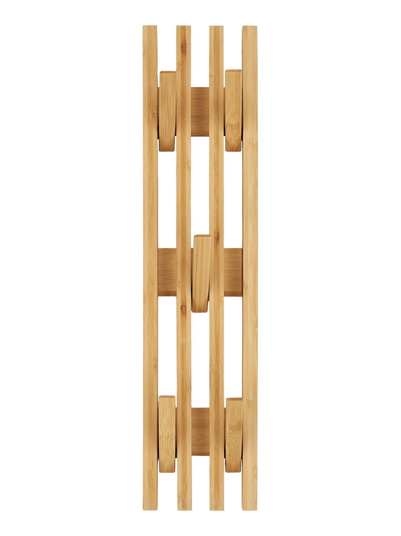 Porte-manteau Ember - Porte-manteau, bambou, nature 9,5x60 cm Beige - Kiabi