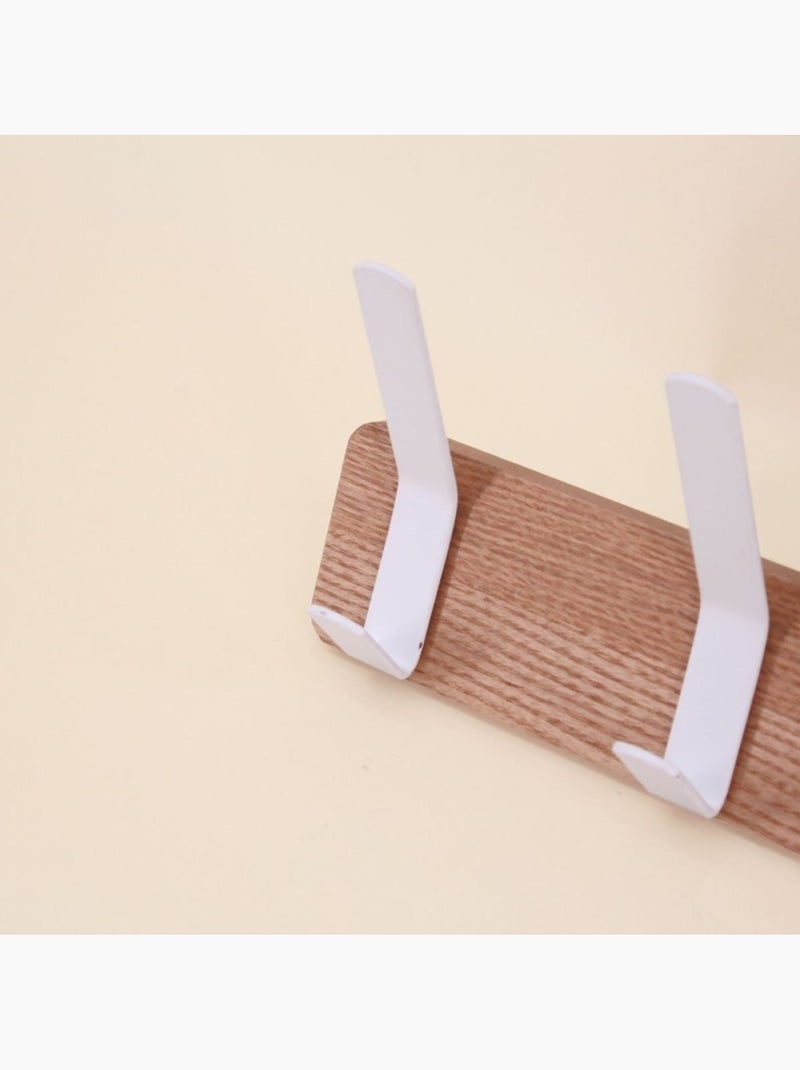 Porte manteau en métal blanc 37cm Blanc - Kiabi