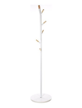 Porte Manteau en métal et MDF avec 6 tiges