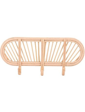 Porte manteau en rotin 45cm