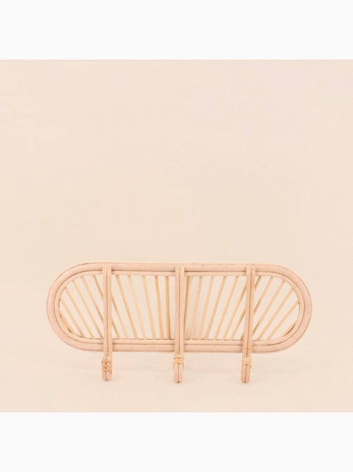 Porte manteau en rotin 45cm - Kiabi