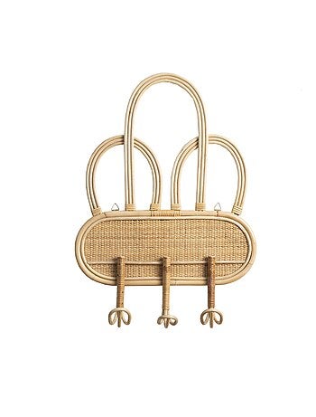 Porte manteau en rotin pour enfant AIRIS 'Deko&co'