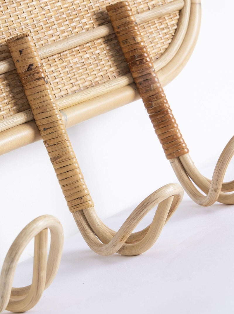 Porte manteau en rotin pour enfant AIRIS 'Deko&co' Beige - Kiabi
