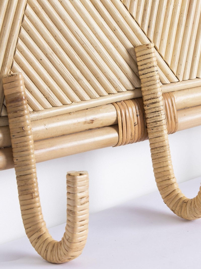 Porte manteau en rotin pour enfant ANDES 'Deko&co' Beige - Kiabi