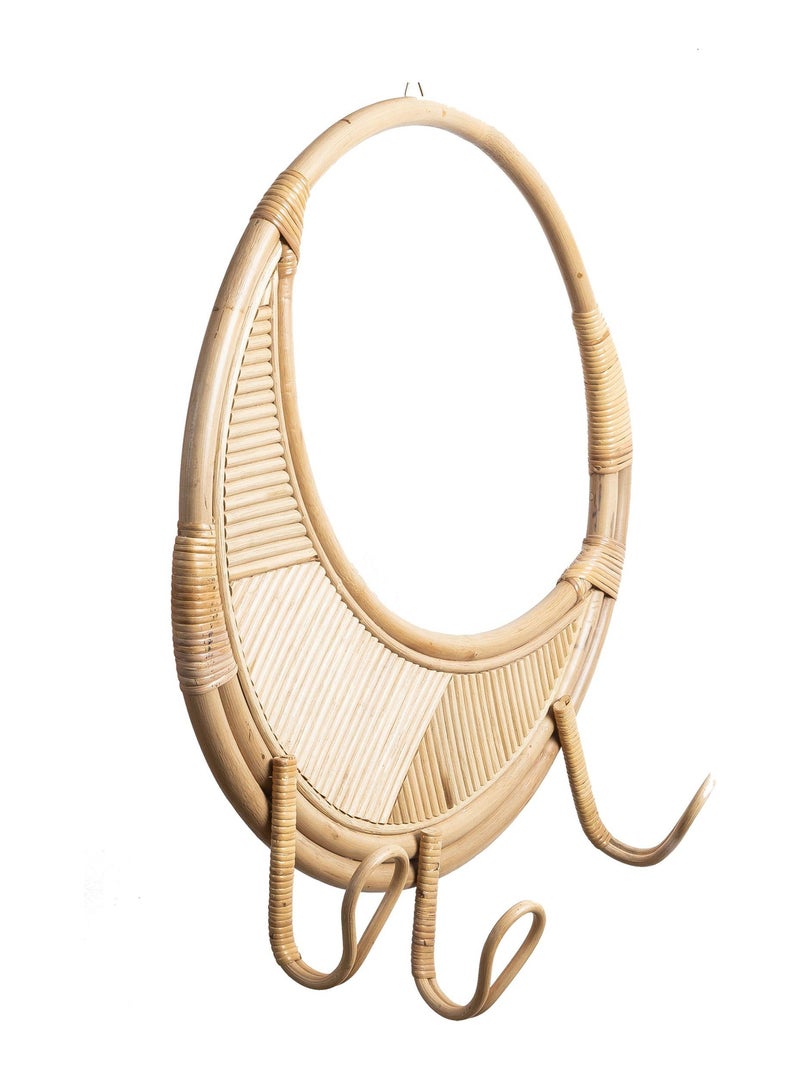 Porte manteau en rotin pour enfant PHOEBE 'Deko&co' Beige - Kiabi