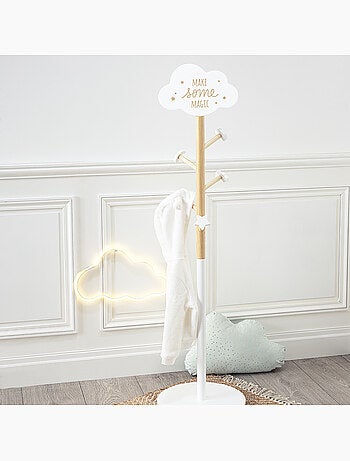 Porte-manteau enfant 5 patères forme nuage GATON