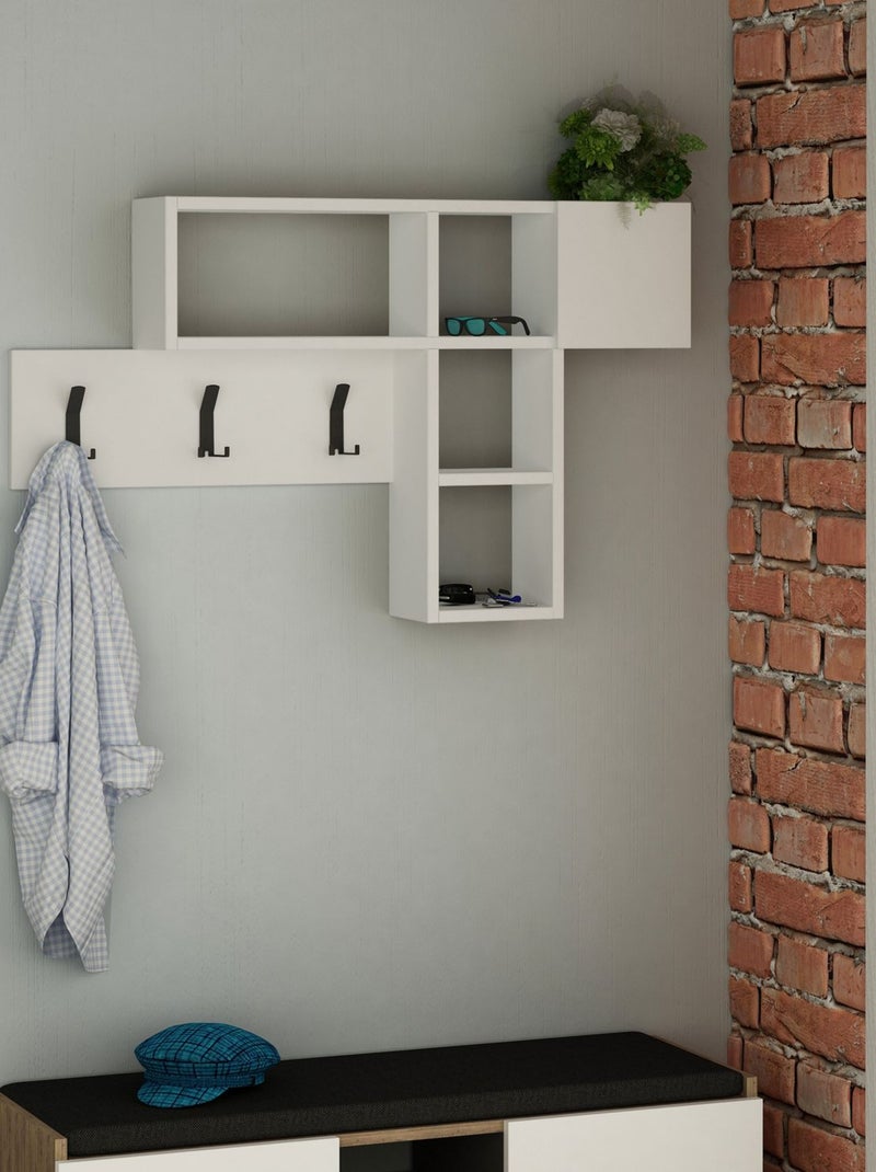 Porte manteau Game Blanc - Kiabi