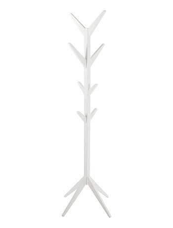 Porte-manteau Gary sur 4 pieds en MDF avec 8 accroches