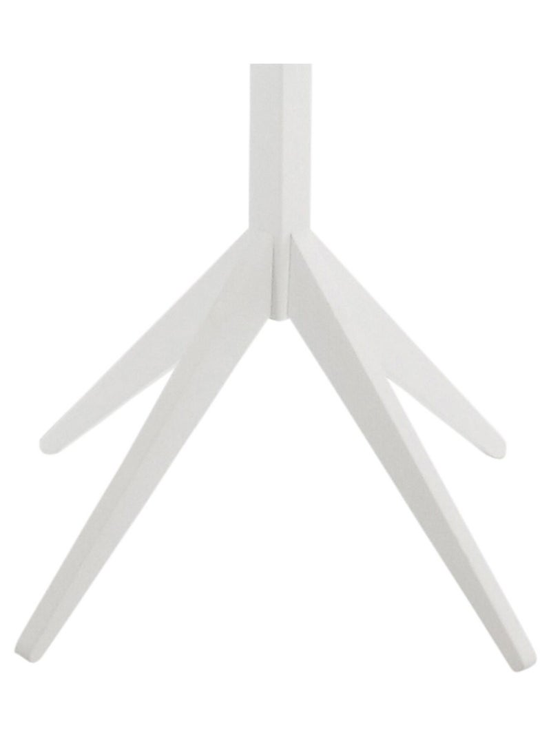 Porte-manteau Gary sur 4 pieds en MDF avec 8 accroches Blanc - Kiabi