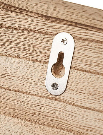 Porte-manteau mural bois de Paulownia