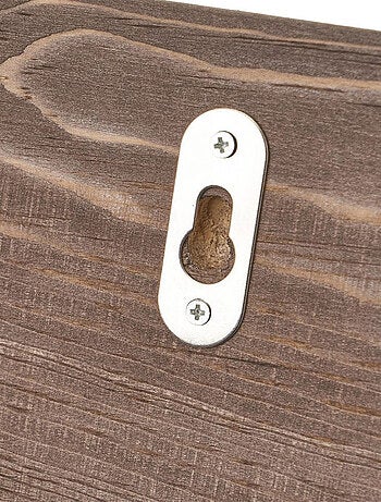 Porte-manteau mural bois de Paulownia